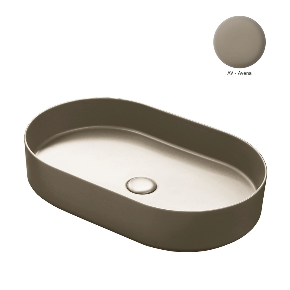 Ceramica CIELO Shui Comfort SHCOLAO60 AV - Раковина накладная на столешницу 60*38 см (Avena)