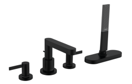 Смеситель для ванны и душа Hansgrohe Finoris (76444670) черный матовый