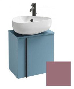 Тумба под раковину Jacob Delafon Nouvelle Vague 45 см, EB3045D-G1B, цвет нежно-розовый глянцевый, пр