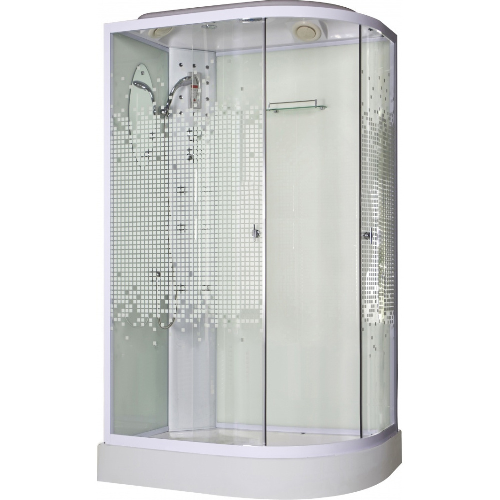 Душевая кабина 120x80x220 Niagara (NG-303-01LN) С гидромассажем, акрил, Поддон низкий