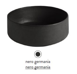 Фото Раковина накладная 35 см ArtCeram Cognac (COL004 21 00) черный