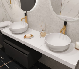 Armadi Art FLAT 869-160-CLCT Столешница прямая CALACATTA 1610*460*70