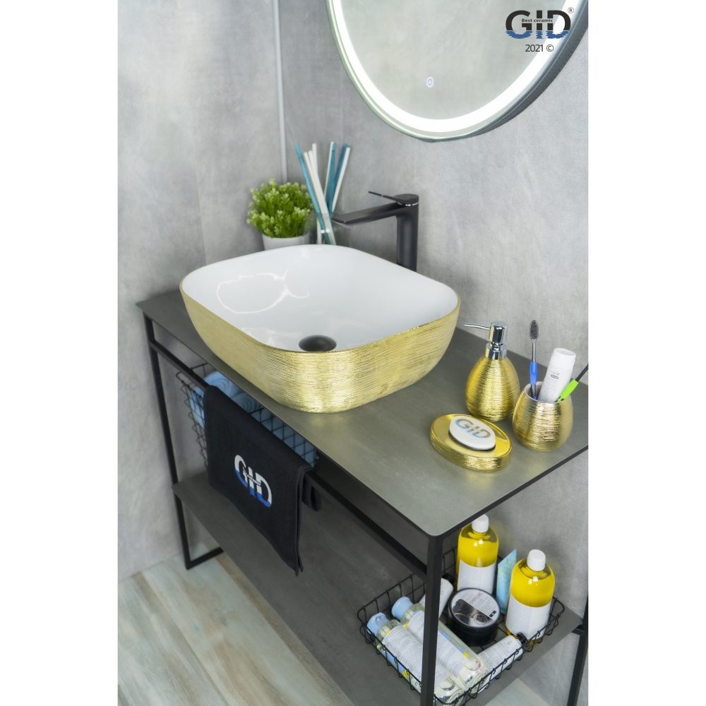 Раковина накладная Gid D1302h130