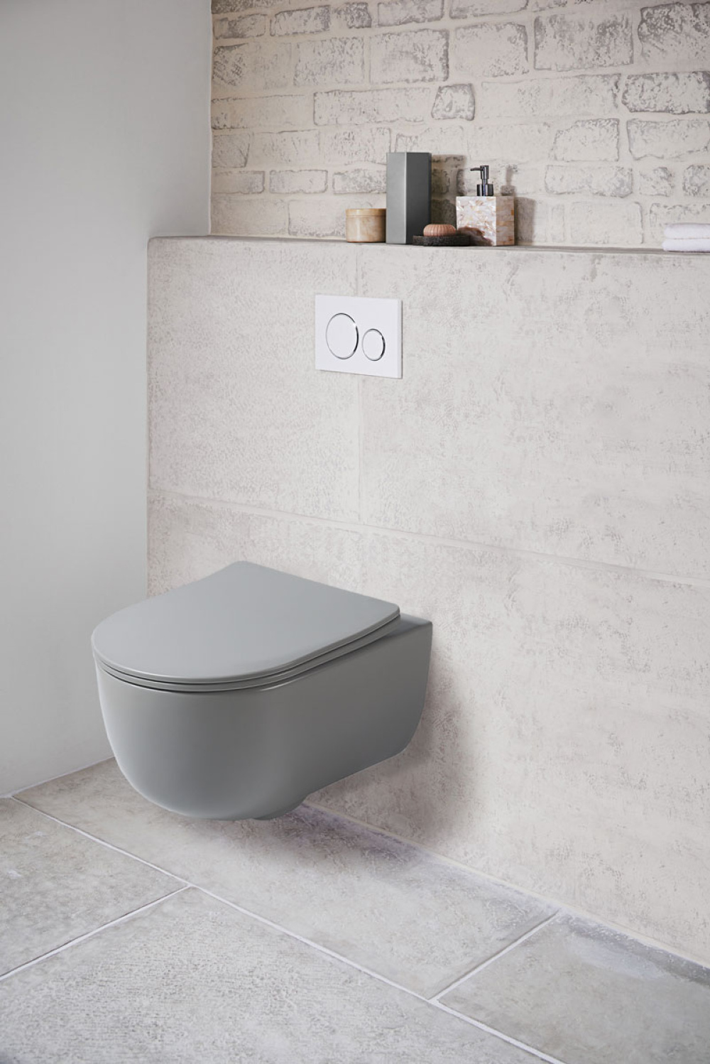 Унитаз подвесной Vincea Evo (VT1-34SMG) матовый серый