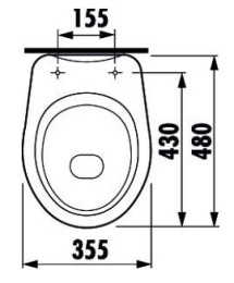 Унитаз Zeta 2239.7000 белый