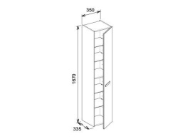 Пенал Keuco Royal Universe 32730YY0001