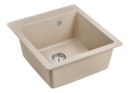 Мойка кухонная 46x50 Paulmark Zemar  (PM104651-QU) кварц