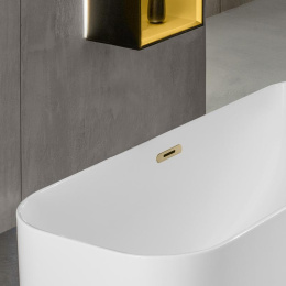 Квариловая ванна Villeroy&Boch Finion 170 x 70 (UBQ177FIN7A200V101) фурнитура шампань