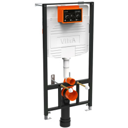 Комплект унитаза с инсталляцией Vitra Normus L-box 9773B003-7206 с сиденьем Микролифт и клавишей смы