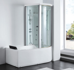 Акриловые ванны 170 см Акриловая ванна 170x85 Gemy (G8040 C R), угловая асимметричная