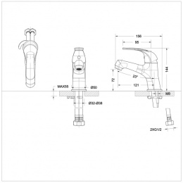 Промонабор BRAVAT Fit 3 в 1 (F00315C)