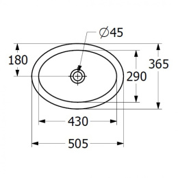Фото Раковина встраиваемая снизу Villeroy & Boch Loop & Friends 4A530001 (4A53 00 01) (43х29 мм)