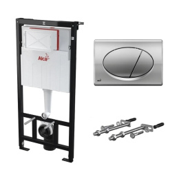 Фото Комплект Alcaplast Set 3v1 AM101/1120-3:1 M71-VE-01 для установки унитаза