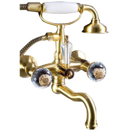 Смеситель для ванны Boheme Flora (313-FL) бронза