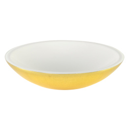 Фото Migliore ARENA Раковина накладная круглая D46 см, белая/золото, ГЛЯНЦЕВАЯ 31565