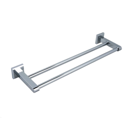 Фото Полотенцедержатель двойной Wonzon&Woghand Still (WW-6611) Хром