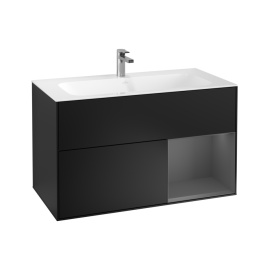 Villeroy Boch Finion G040GKPD Тумба под раковину 996х498 мм (anthracite matt/black matt)