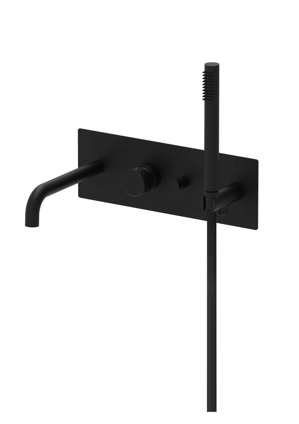 Смеситель для ванны Paffoni Jo JO001NO Черный матовый