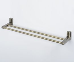 Штанга для полотенец двойная WasserKRAFT К-5240 бронза