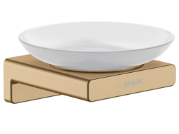 Фото Мыльница Hansgrohe AddStoris (41746140) бронза матовая (шлифованная, Brushed bronze)