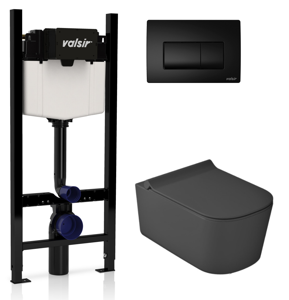 KIT VSBM 5486NEMT Slim P1 Комплект инсталляции 4 в 1, WINNER S BLOCK VS0853202, унитаз MEG11PRO 5486