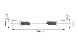 Фото FIMA Carlo Frattini F2957INOX Шланг для душа 150 см