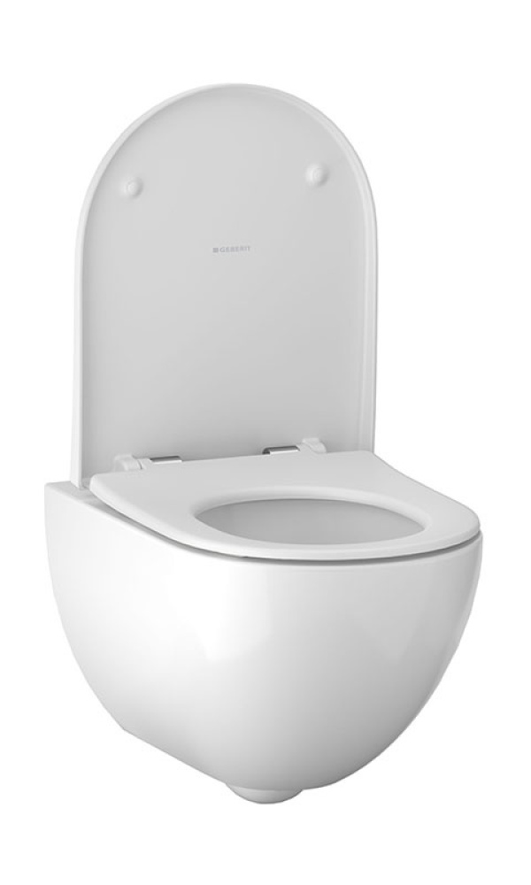 Фото Geberit Acanto 500.128.21.A Комплект инсталляция и унитаз подвесной безободковый, цвет унитаза: белы