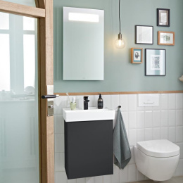 Villeroy Boch Collaro C00500PD Тумба под раковину 410х344 мм петли левые (Black Matt Lacquer)