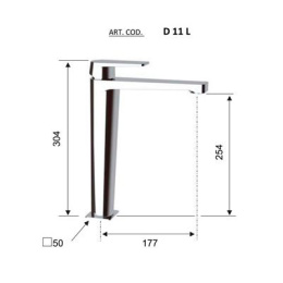 Фото Смеситель Remer для раковины RR D11L