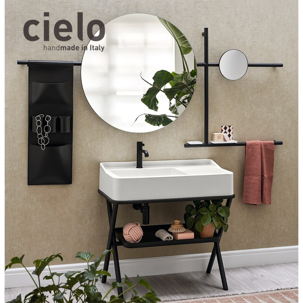Ceramica CIELO Siwa SWLA B - Раковина для ванной комнаты 90*50 см (белая глянцевая)