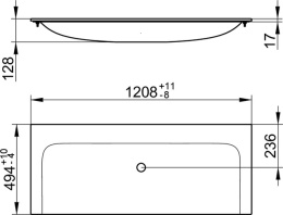 Фото Умывальник керамический Keuco Plan 32980311200, белый