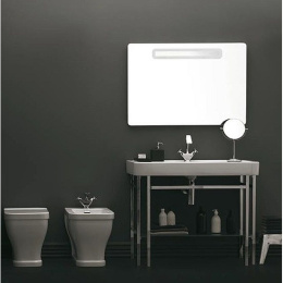 Ceramica CIELO Opera OPST120C - Металлическая консоль для раковины на 120 см (отделка - хром)