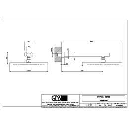 Верхний душ Gessi Ovale (23155#031) хром