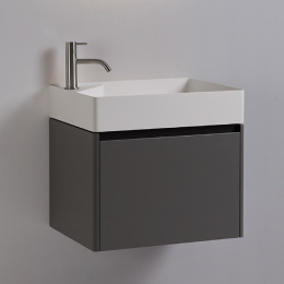 Фото Antonio Lupi SIMPLO SMPI5142.DX.517 Тумба под раковину 420х420х375 мм., 1 дверца петли справа, цвет 