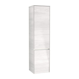 Фото Villeroy Boch Collaro C034L0E8 Шкаф пенал для ванной комнаты, петли слева (White Wood)