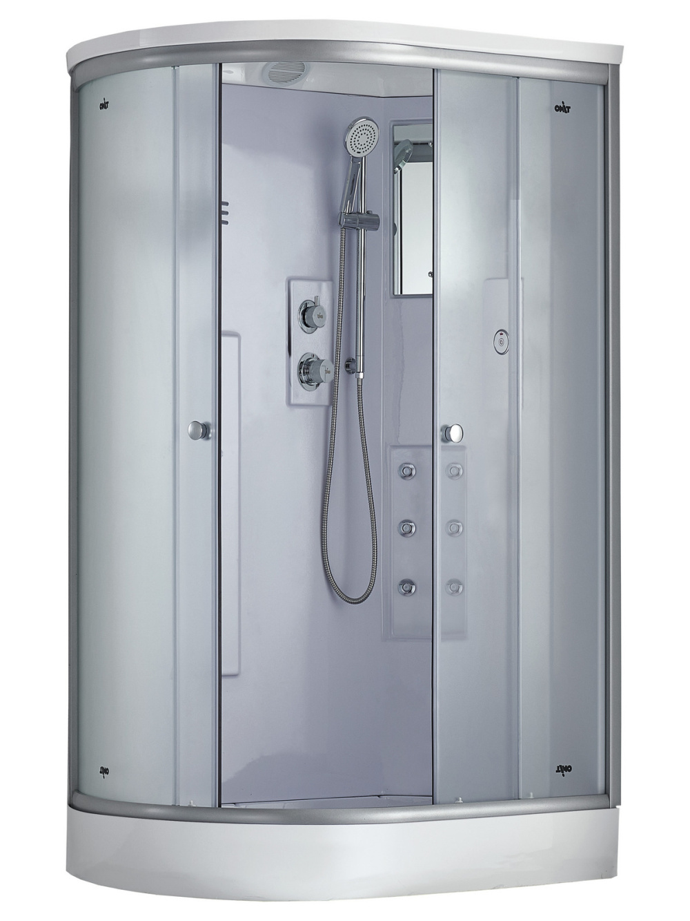 Фото Душевая кабина 120x85x220 Timo (T-5502 R Г/М) С гидромассажем, акрил, Поддон низкий