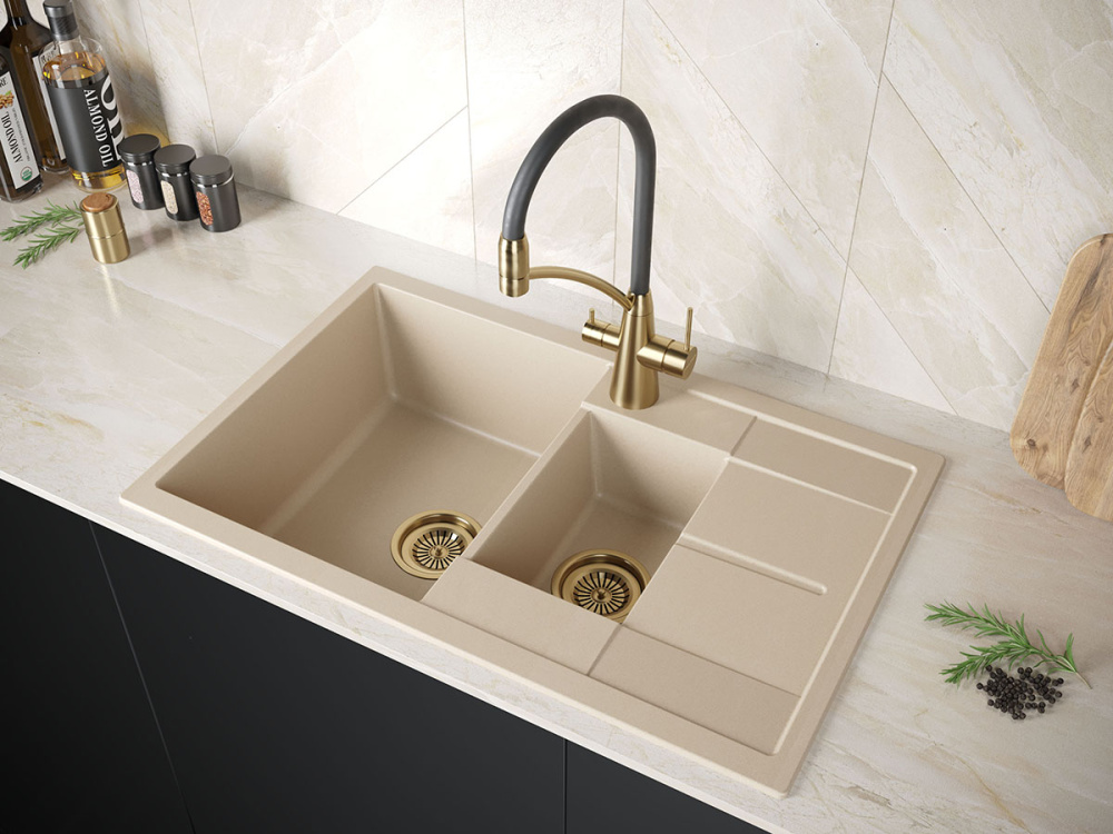Смеситель для кухни Paulmark Siegen (Si213111-BR) бронза