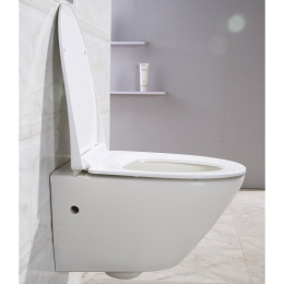 Подвесной унитаз BelBagno Alpha BB300CHR, безободковый