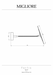 Фото Зеркало косметическое Migliore Fortis 29800 золото