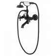 Смеситель для ванны с душем Wonzon&Woghand Retro (WW-88639020-MB) Черный