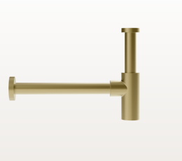 Фото Сифон Gessi  01374#727, Brushed Brass PVD