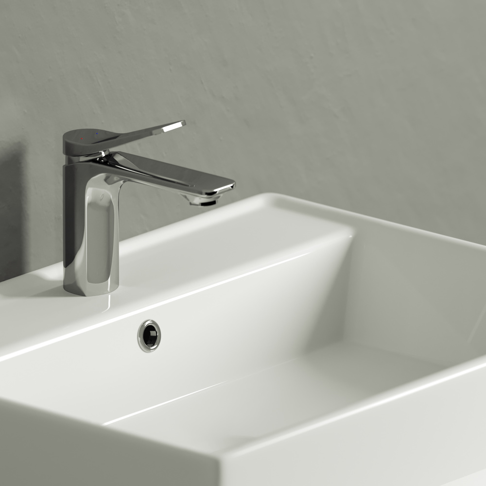 Фото Накладная раковина Ceramicanova Element CN6046 прямоугольная 59 см. с переливом