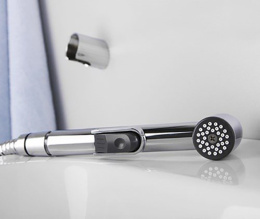 Смеситель WasserKRAFT MAIN 4108 для раковины с гигиеническим душем, хром