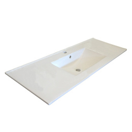 COMFORTY. Тумба-умывальник "Турин-120М" дуб бежевый с раковиной COMFORTY 9120E