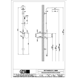 Душевая система Gessi Rettangolo (26239#031) хром