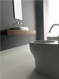 Фото Kerasan K09 452001 Биде напольное приставное