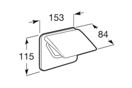 Фото Держатель туалетной бумаги Roca Hotels 2.0 (816720001) хром