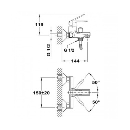 Teka Inca 5310212 Смеситель для ванны