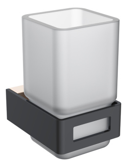 Фото Стакан Boheme Q (10944-G-B) черный, золото