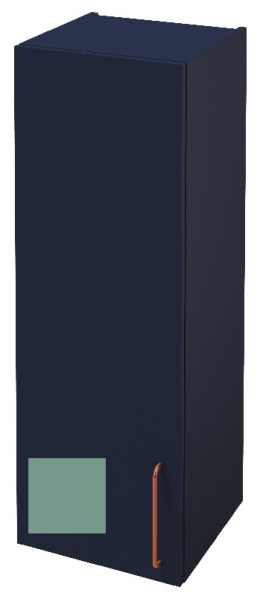 Шкаф-пенал Jacob Delafon Odeon Rive Gauche 40 см, EB2571G/D-RX-G95, цвет оливковый глянцевый, ручки 